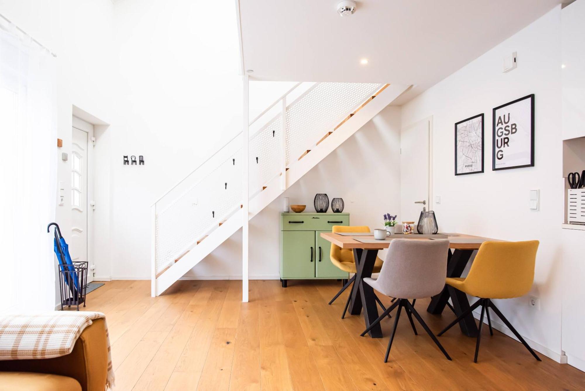 Loftartige Wohnung In Augsburg-Pfersee エクステリア 写真